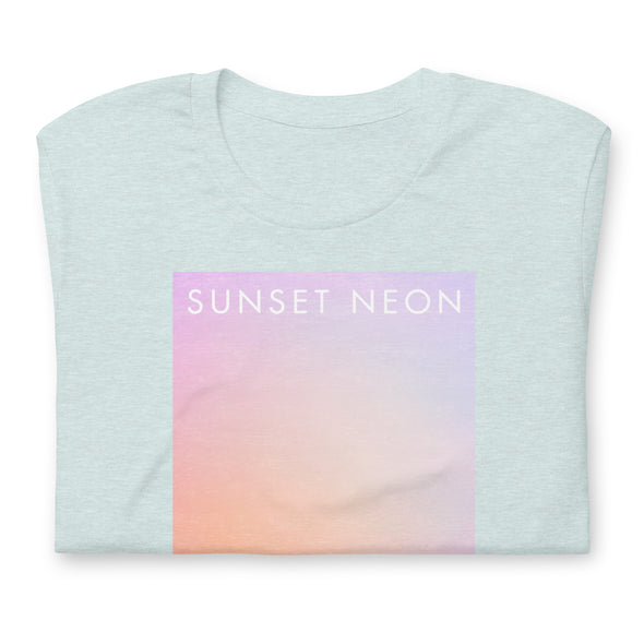 Sunset Neon Palms Unisex T-Shirt