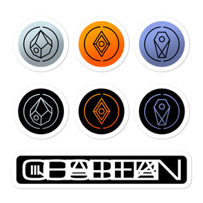 Blue Stahli deadchannel_ Trilogy Stickers (Set of 7)